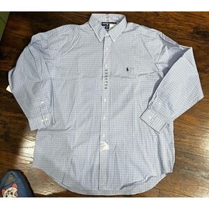 NWT Ralph Lauren Shirt Mens 17 1/2, 34-35 Yarmouth Oxford Button Down